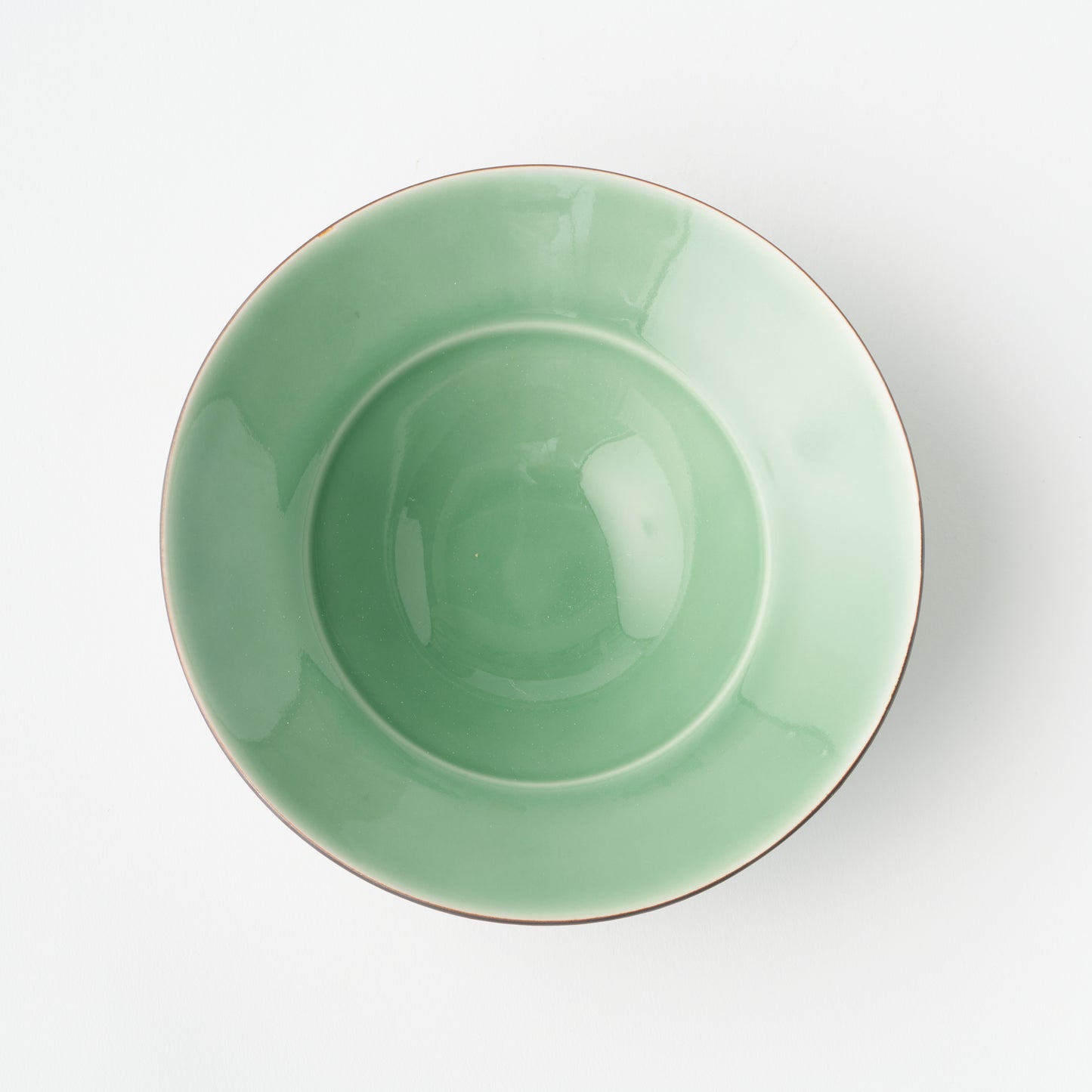 Frame Medium Rim Bowl - Kinuta Green
