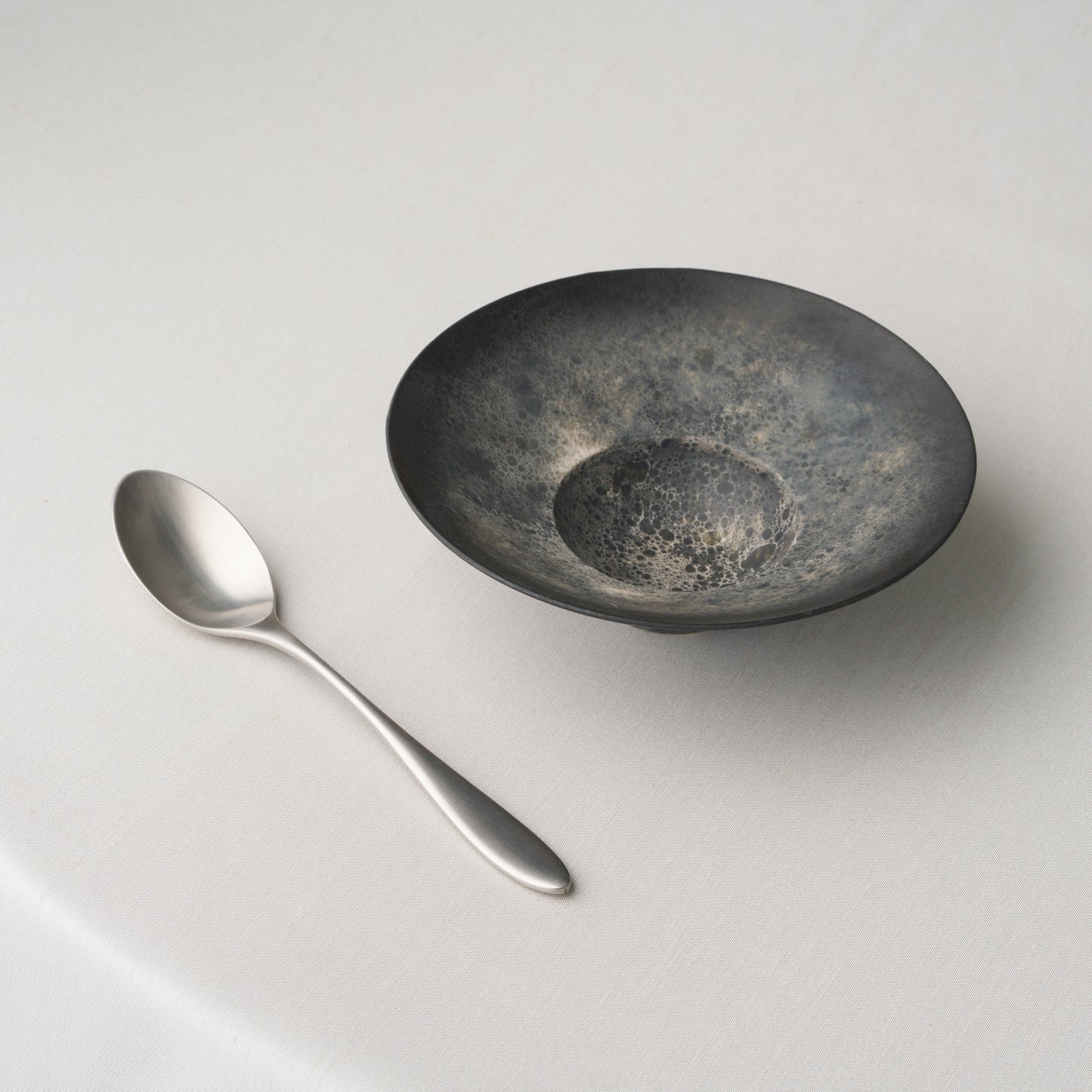 Frame Wide Rim Bowl - Moon Surface