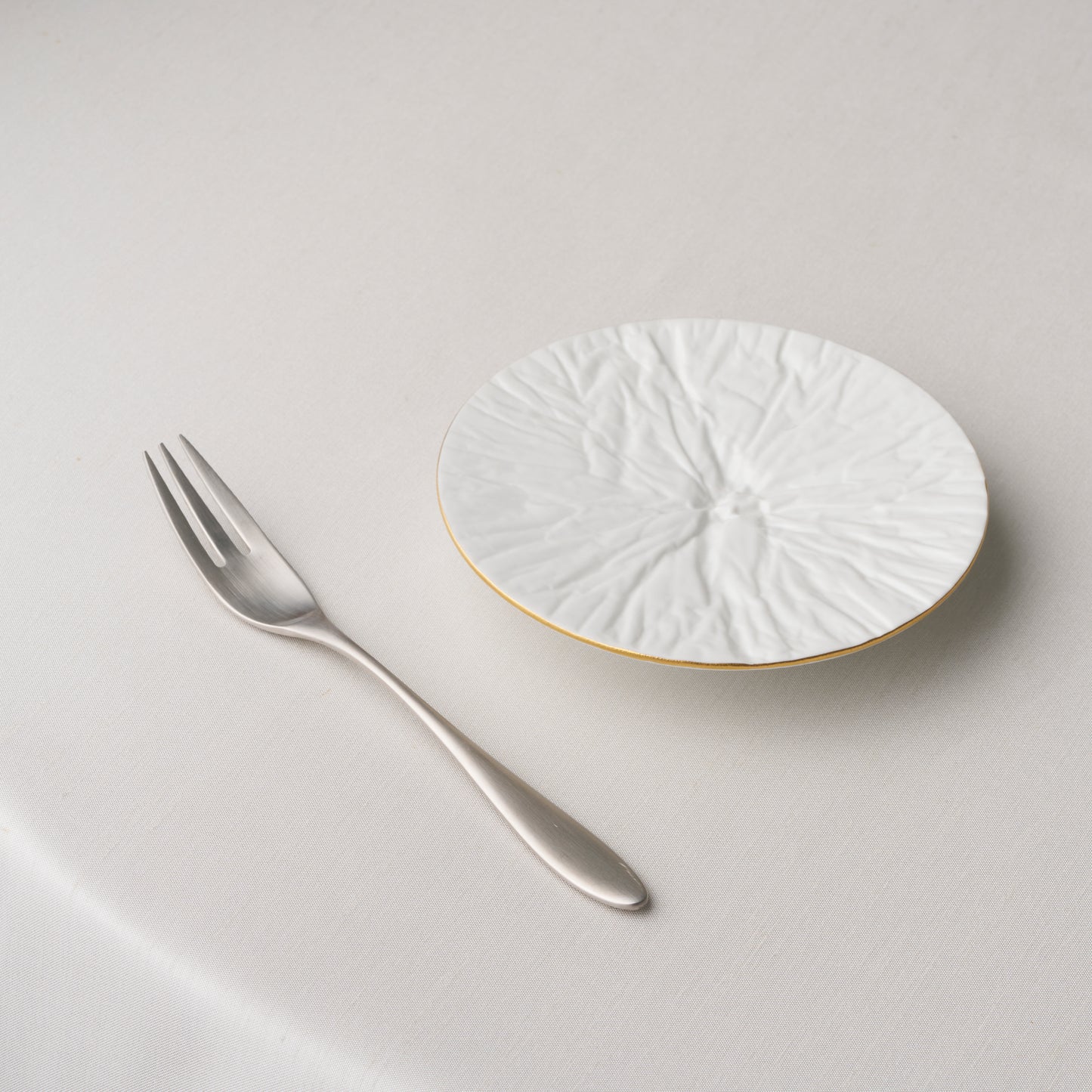 Footed Shibori Plate