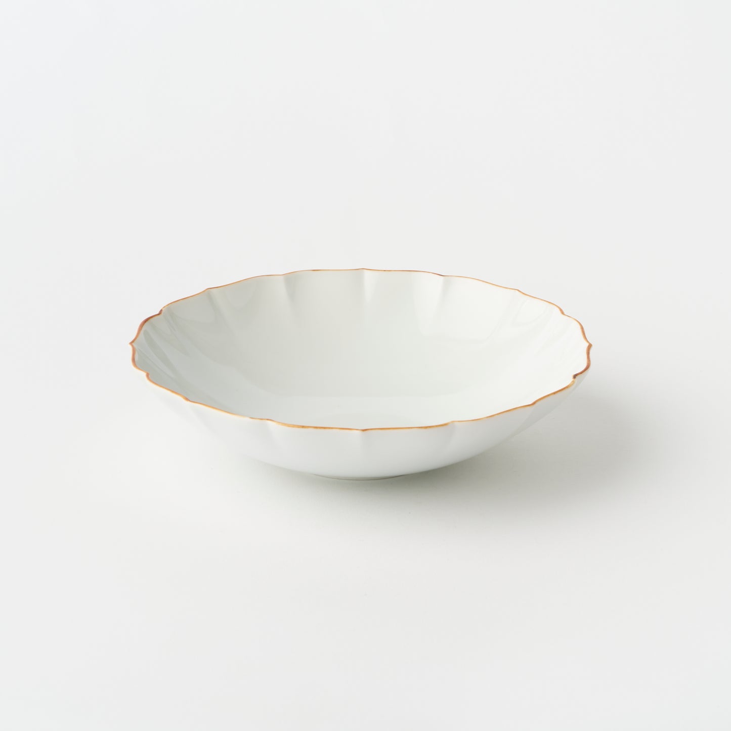Kikyo Bowl 19cm - Rusty Edge White