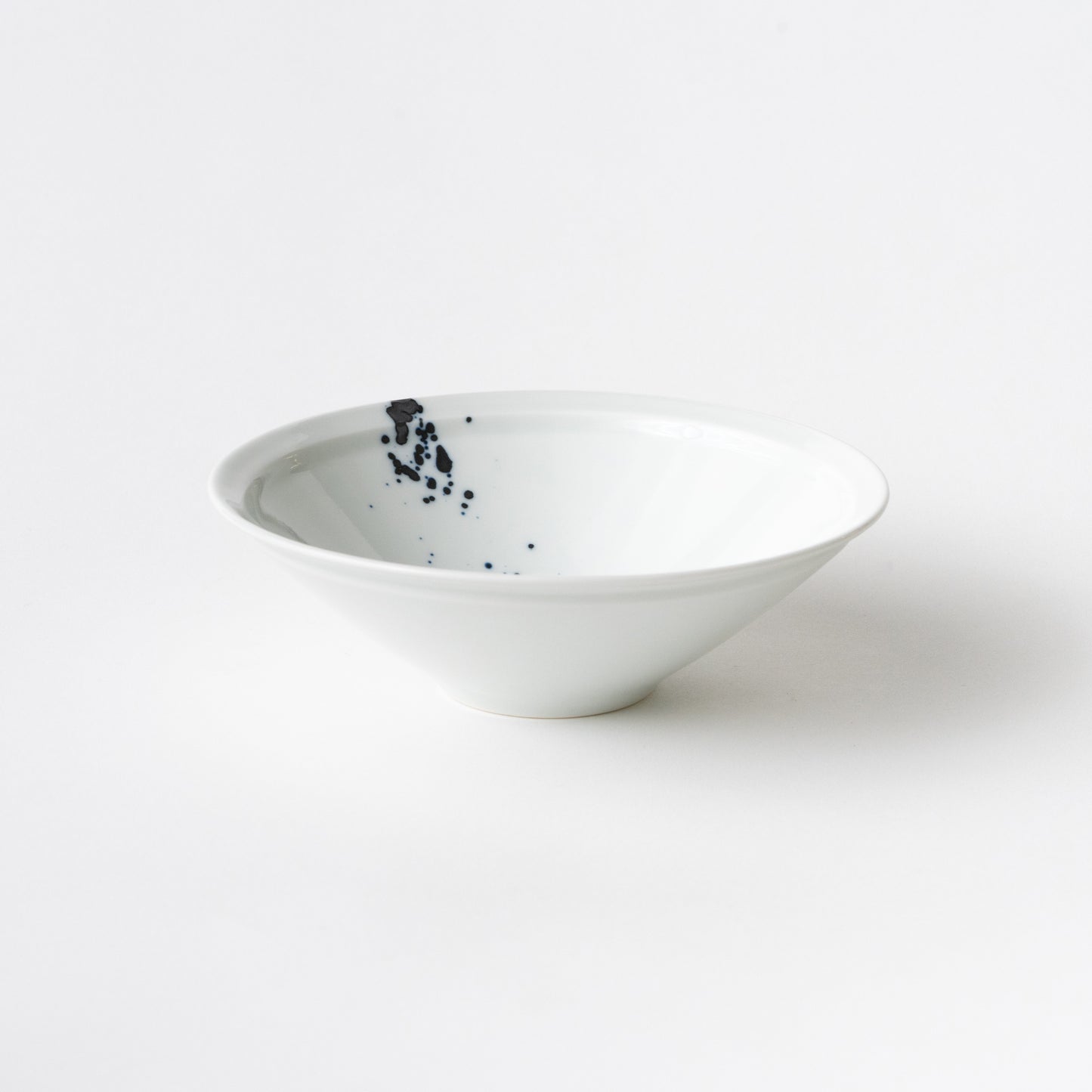 Frame Narrow Rim Bowl - Ink Spray