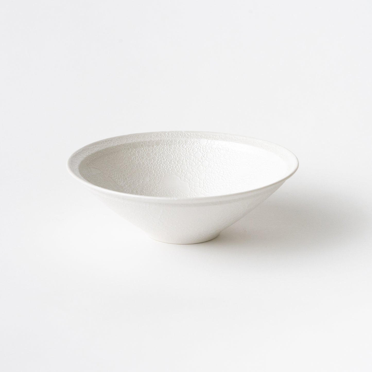 Frame Narrow Rim Bowl - Awagesho White Mica Silver