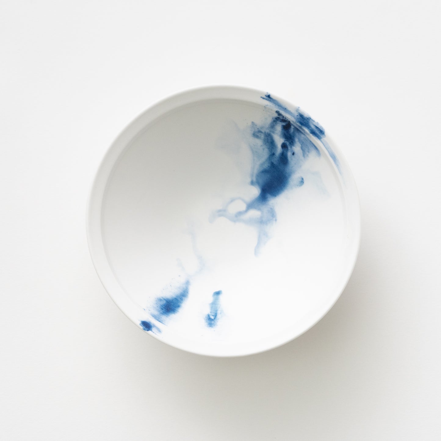 Frame Narrow Rim Bowl - Flowy Ruri Blue