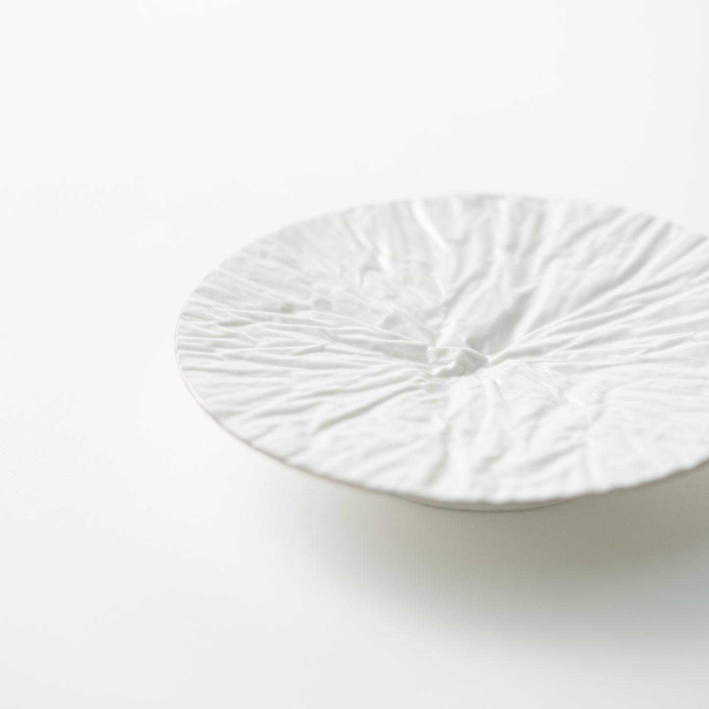 Footed Shibori Plate