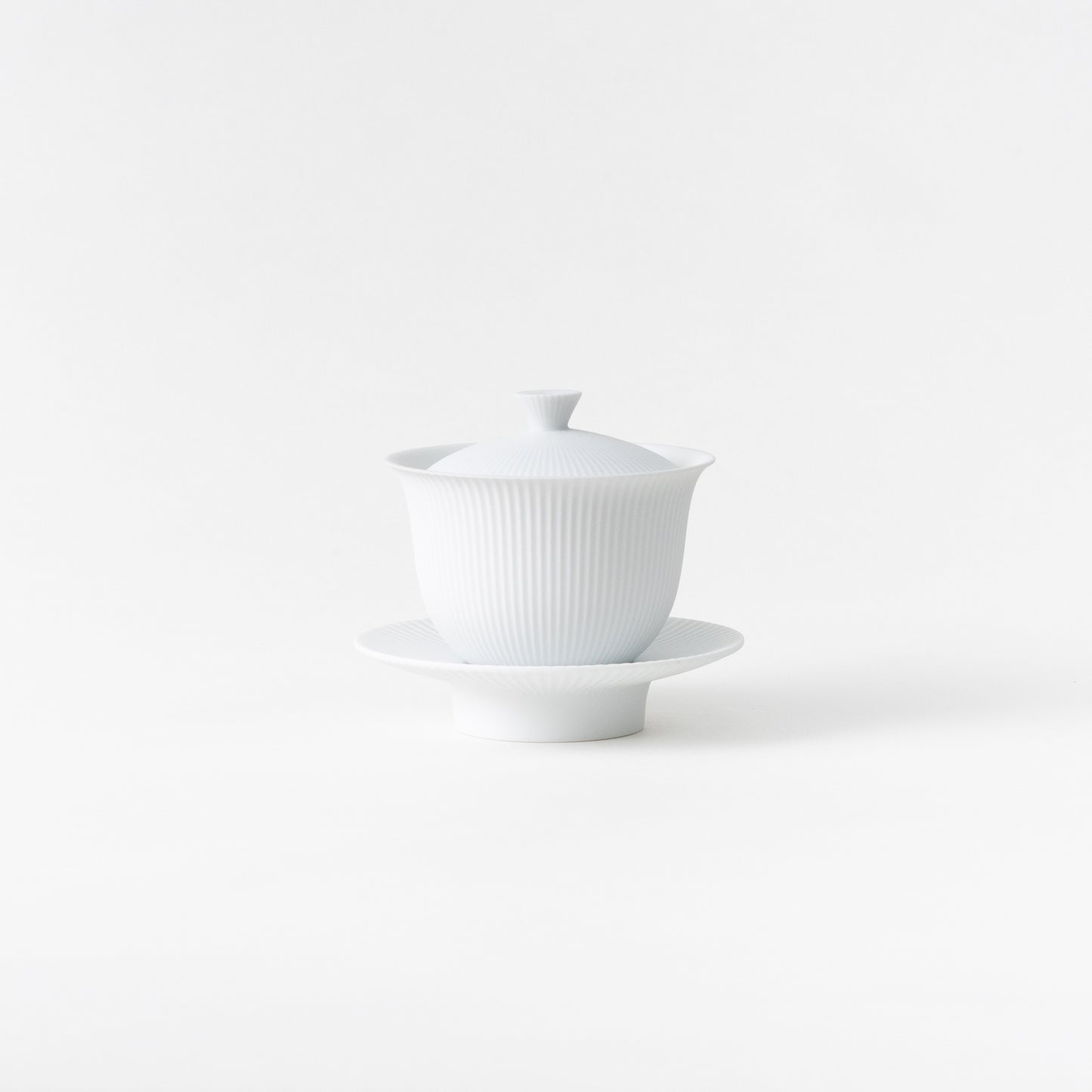 Shinogi Teacup with Lid and Saucer