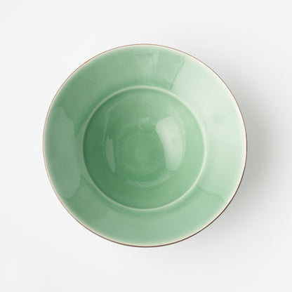 Frame Medium Rim Bowl - Kinuta Green