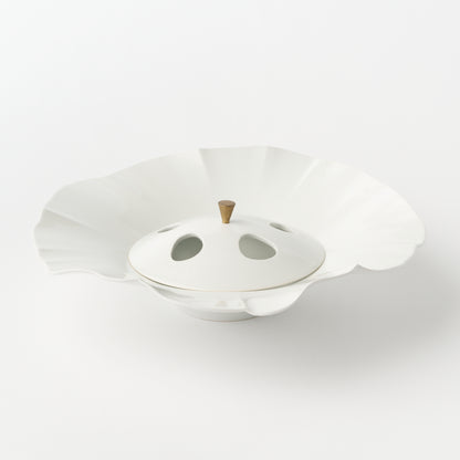 Morning Glory Deep Bowl with Lid