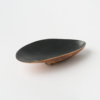 Mussel Plate Rusty Inner Black