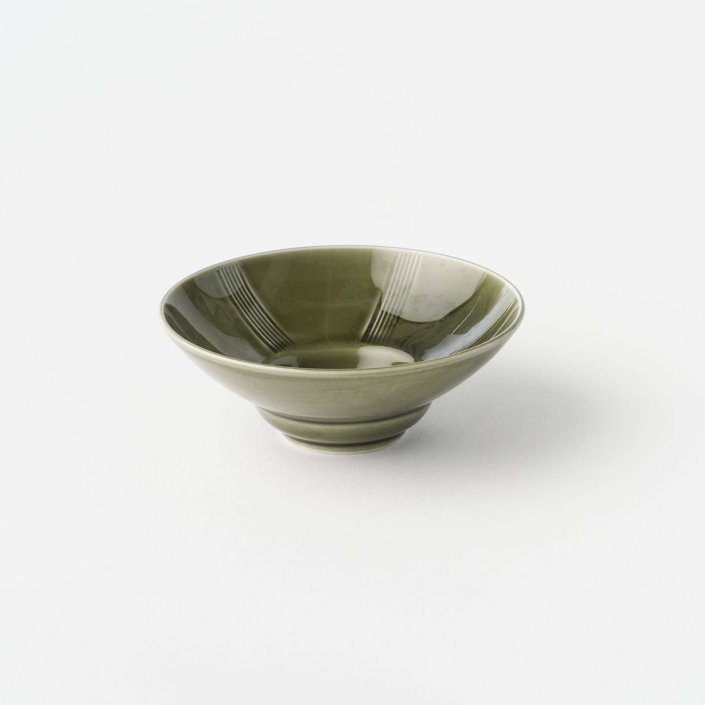 Combing Pattern Deep Rim Bowl 4.6sun