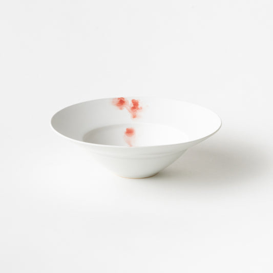 Frame Medium Rim Bowl - Flowy Red