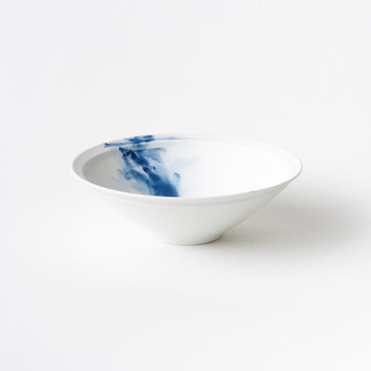 Frame Narrow Rim Bowl - Flowy Ruri Blue