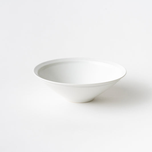 Frame Narrow Rim Bowl - White Matte