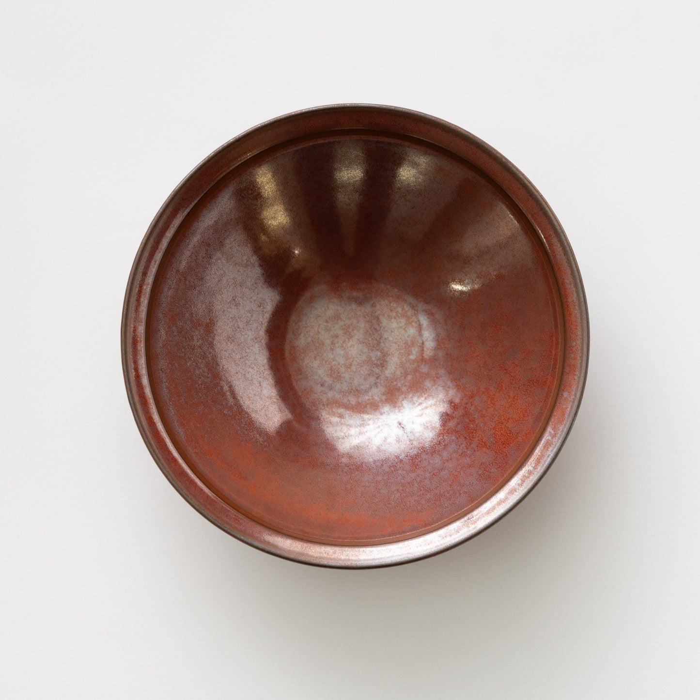 Frame Narrow Rim Bowl - Reddish Kaki-Brown